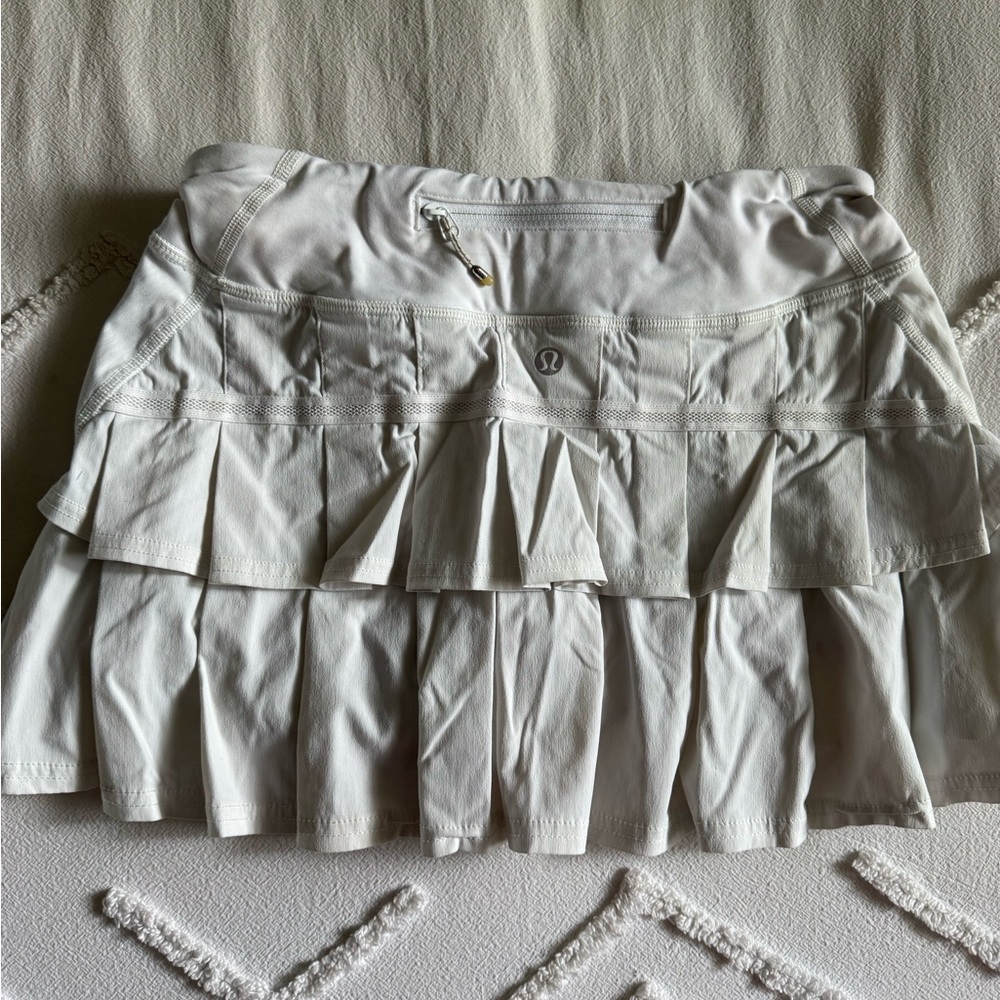 Lululemon White Tennis Skirt - Picture 2 of 4